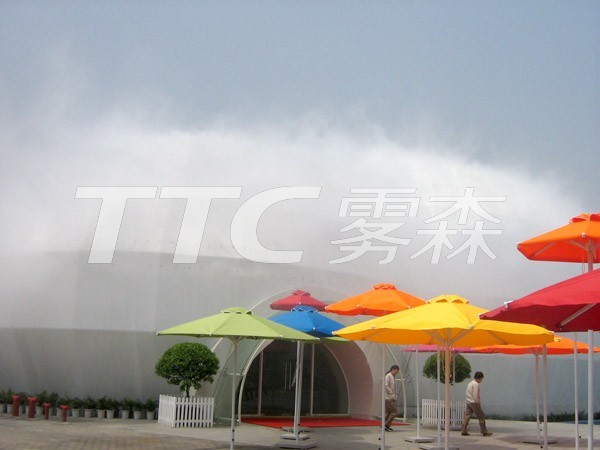 供应成都沙河雾森喷雾降温雾效设备